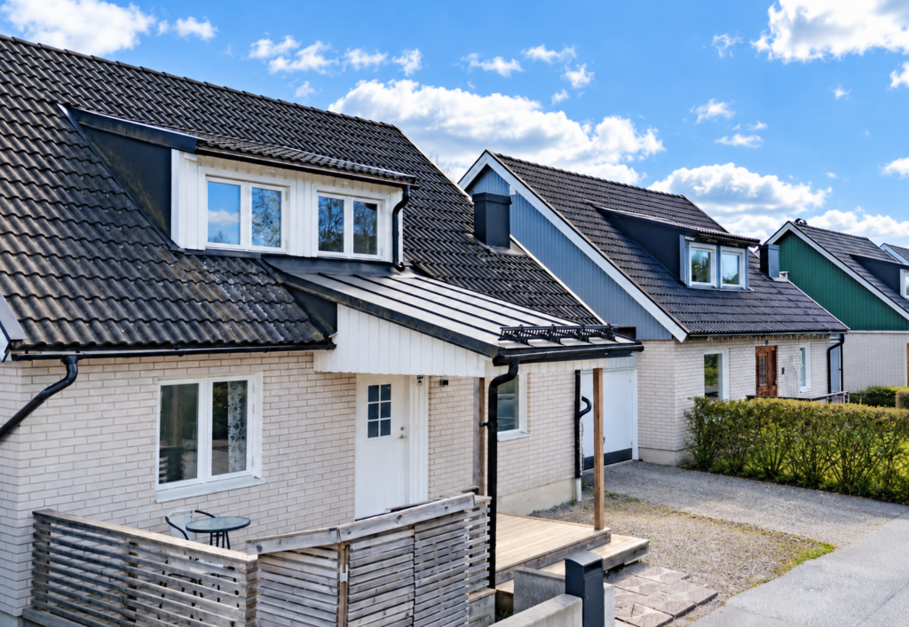 Rymligt kedjehus i Sorunda – 160 m² och 6 rum